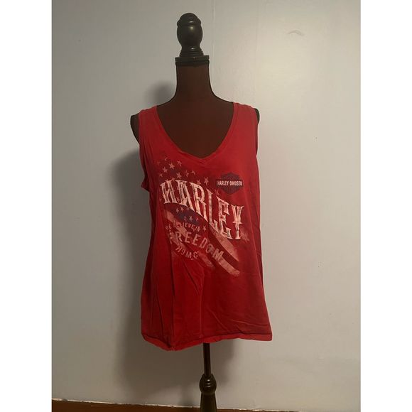 Harley Davidson Sleeveless T-shirt size 1X - Picture 1 of 6
